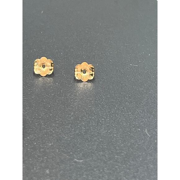 IPS Imperial Pearl Syndicate Signed 14k Yellow Gold White Pearl Stud Earrings - Picture 2 of 11